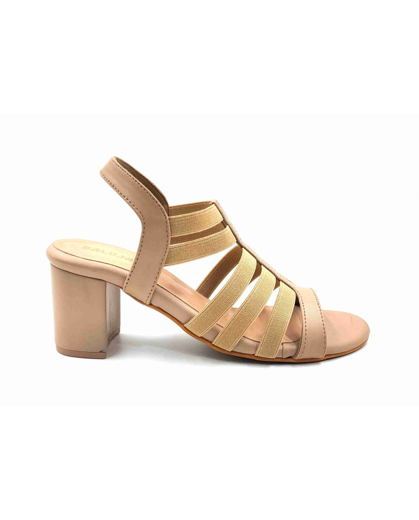 9110-28 Balujas Beige Block Heel Sandal