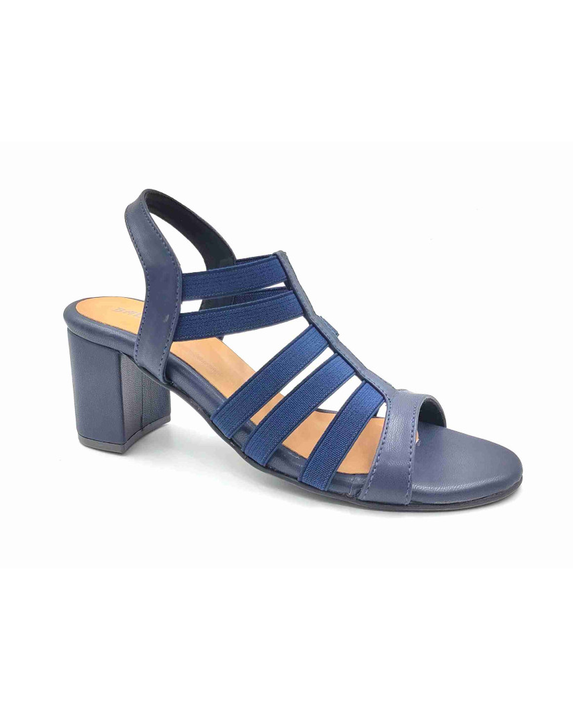 9110-28 Balujas Blue Block Heel Sandal