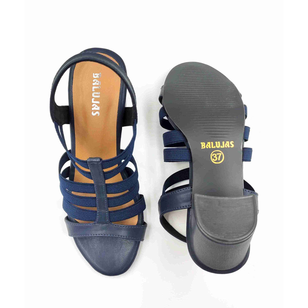 9110-28 Balujas Blue Block Heel Sandal