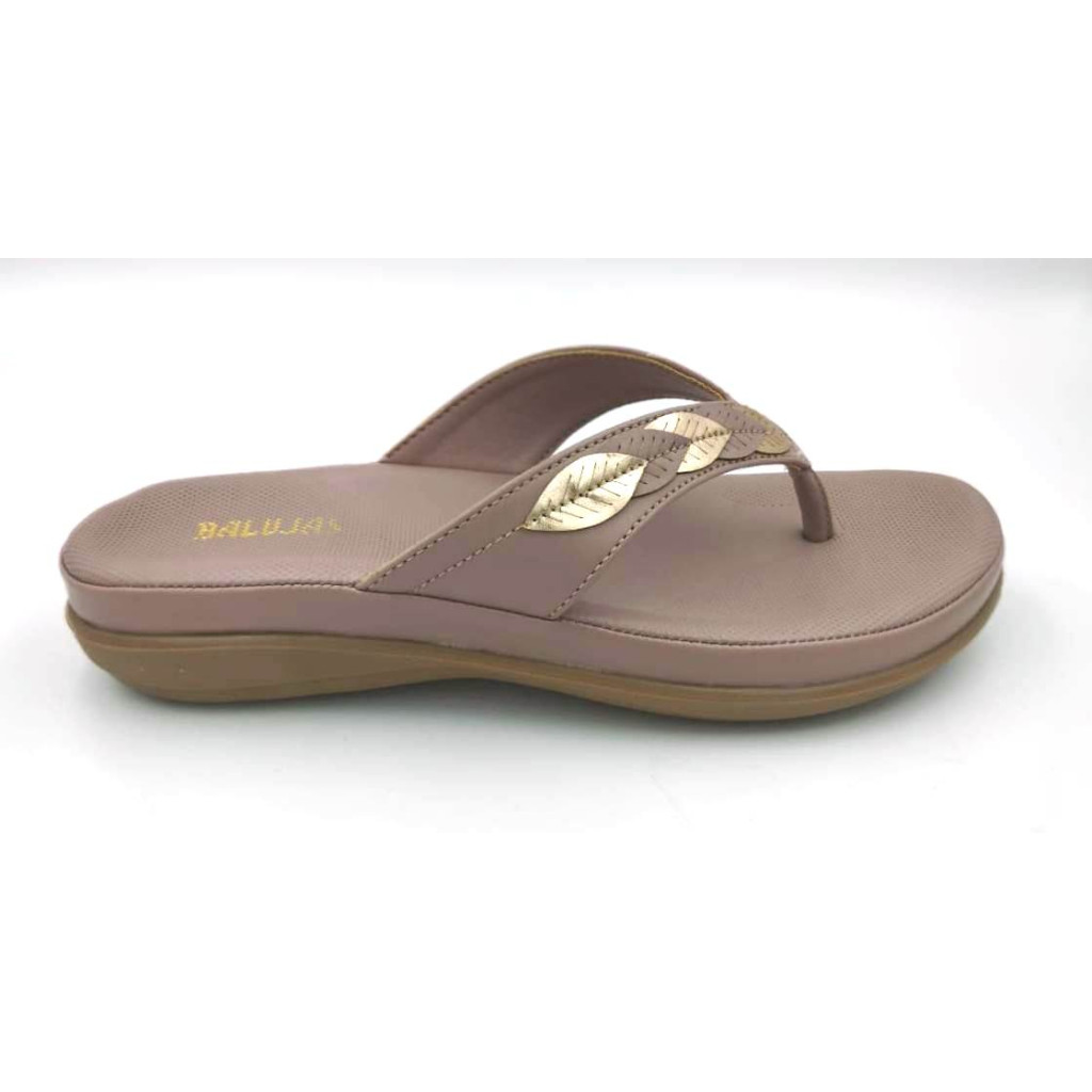F45-5515 : Balujas Peach Ladies Chappals