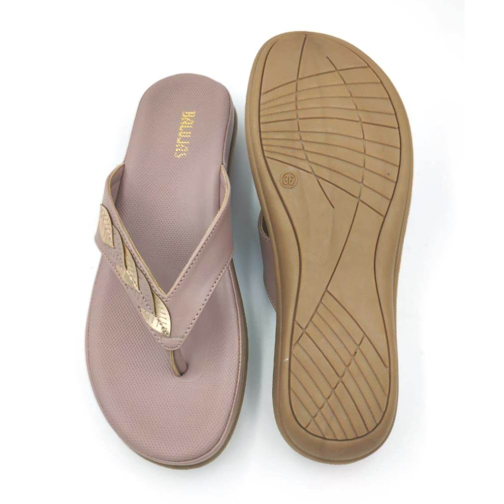F45-5515 : Balujas Peach Ladies Chappals