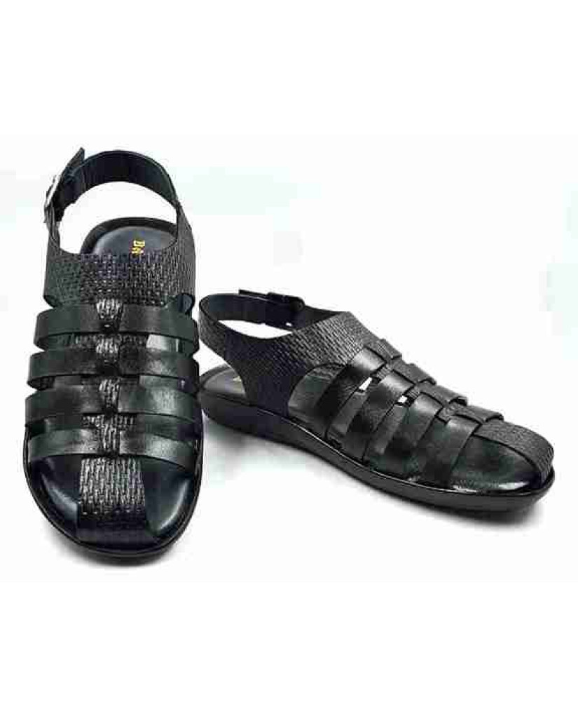912: Balujas Black Men's Sandal