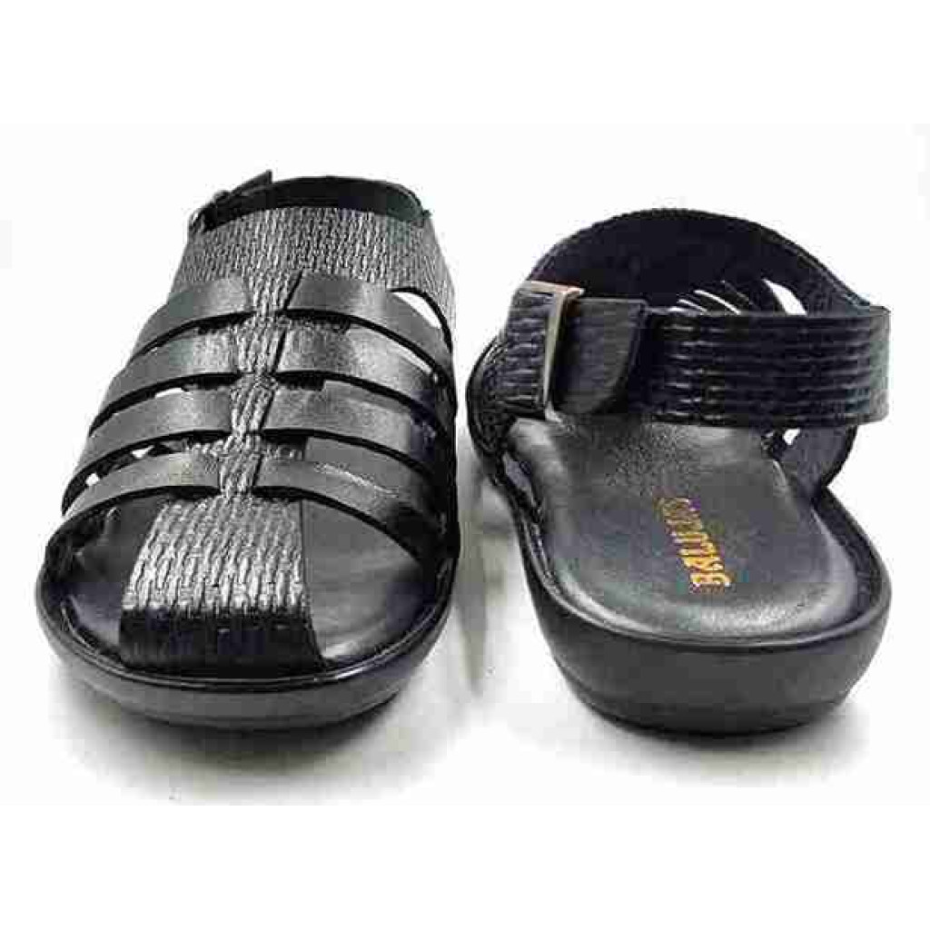912: Balujas Black Men's Sandal