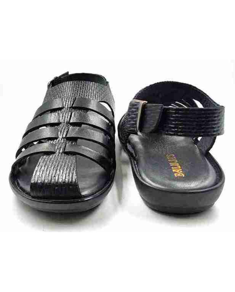 912: Balujas Black Men's Sandal