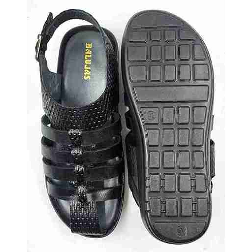 912: Balujas Black Men's Sandal
