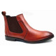AR-0821: Balujas Tan Leather Chelsea Boot
