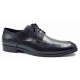 AR-0832: Balujas Black Men's Oxford Leather Formal Shoes