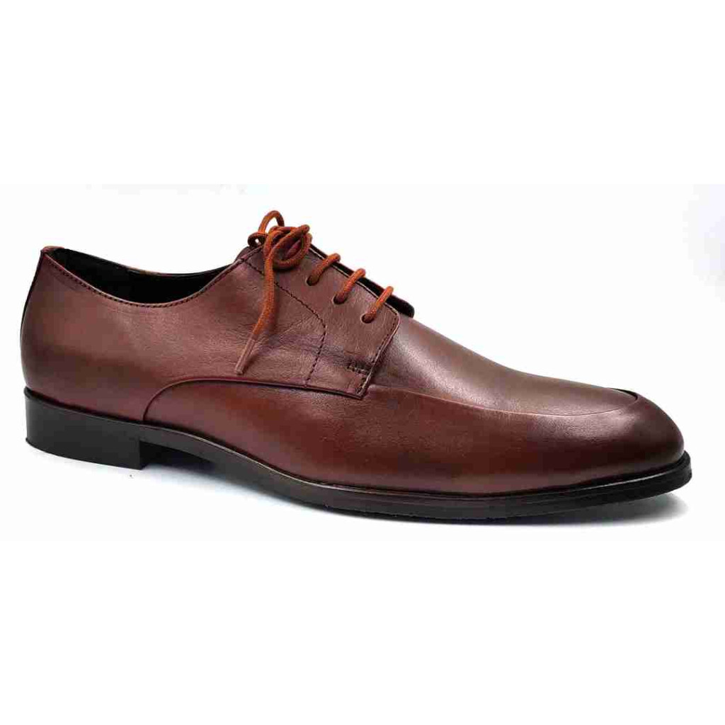 AR-0832: Balujas Tan Men's Oxford Leather Formal Shoes