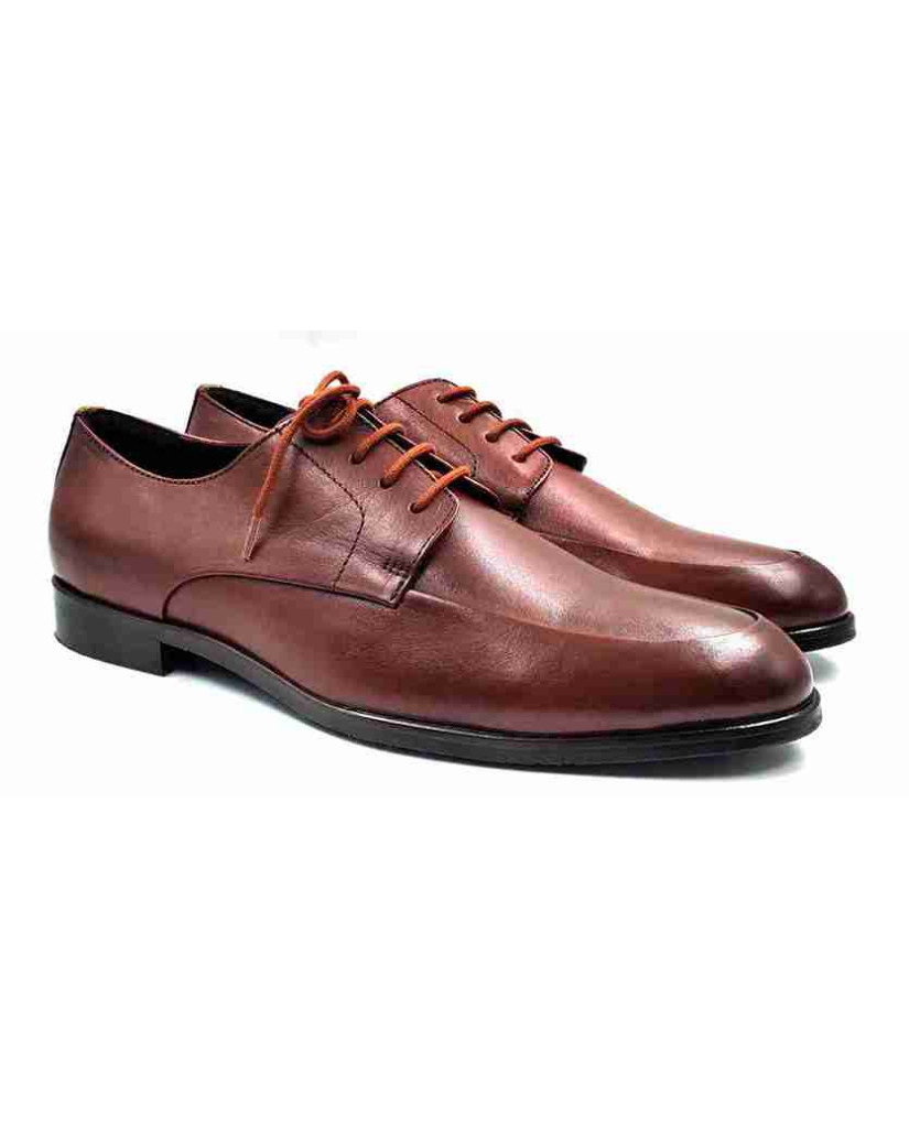 AR-0832: Balujas Tan Men's Oxford Leather Formal Shoes