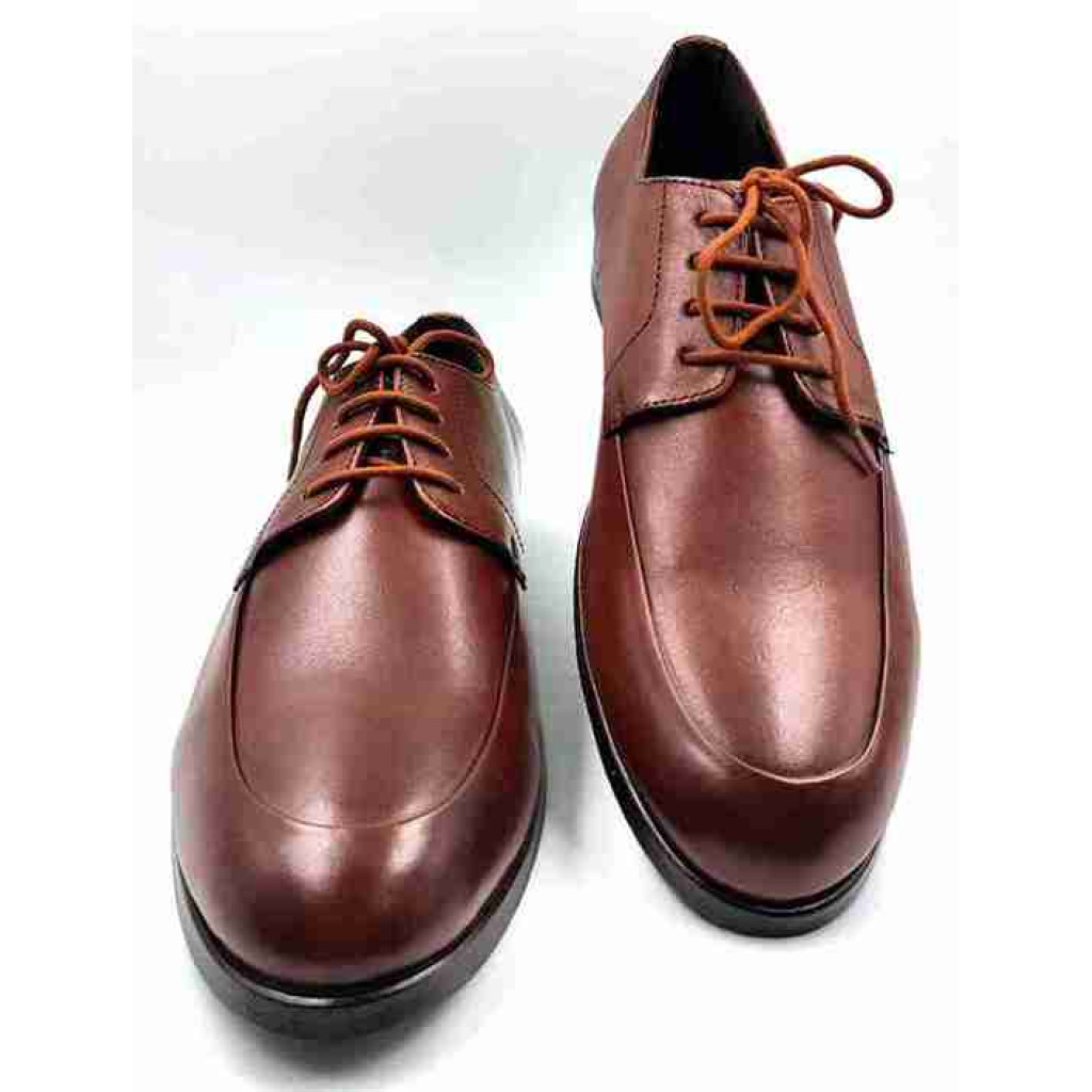 AR-0832: Balujas Tan Men's Oxford Leather Formal Shoes