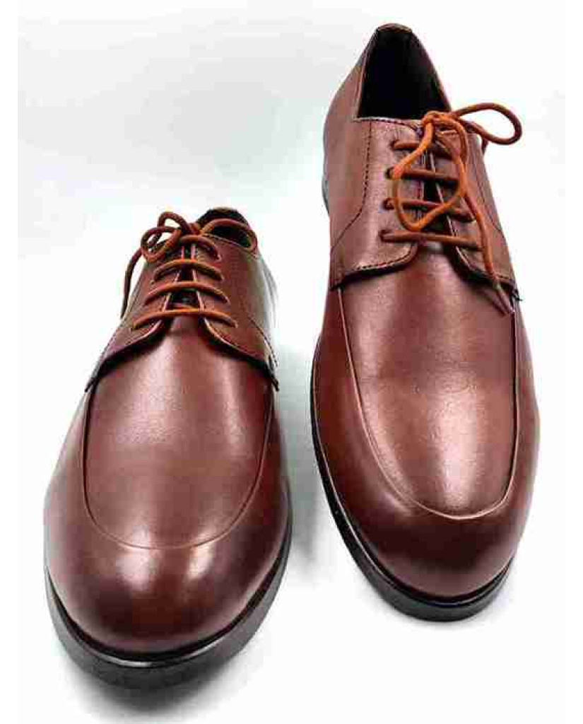 AR-0832: Balujas Tan Men's Oxford Leather Formal Shoes