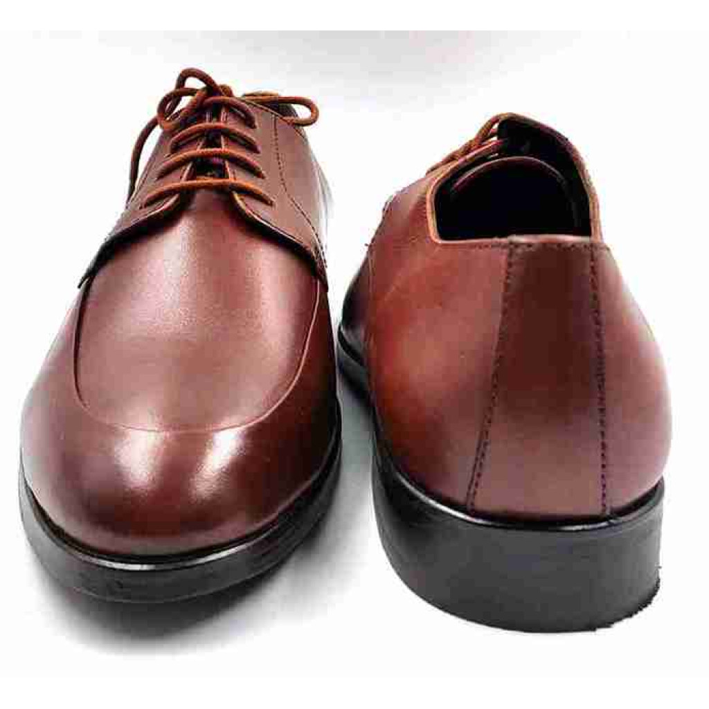 AR-0832: Balujas Tan Men's Oxford Leather Formal Shoes