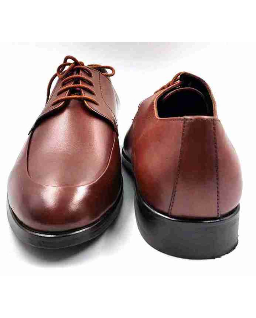 AR-0832: Balujas Tan Men's Oxford Leather Formal Shoes