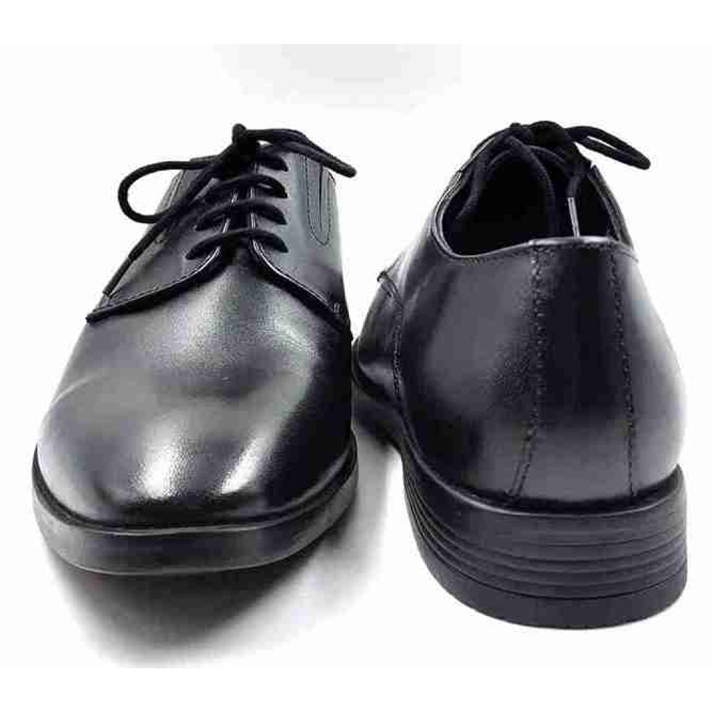 AR-0973: Balujas Black Men's Oxford Leather Formal Shoes