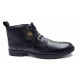 Biker-02: Balujas Men's Black Leather Boots