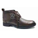Biker-02: Balujas Men's Brown Leather Boots
