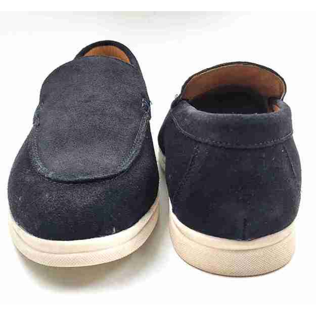 SA-07: Balujas Black Casual Loafers