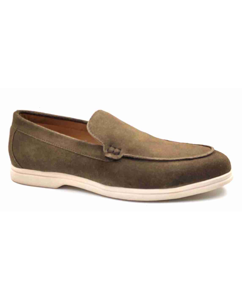 SA-07: Balujas Olive Casual Loafers