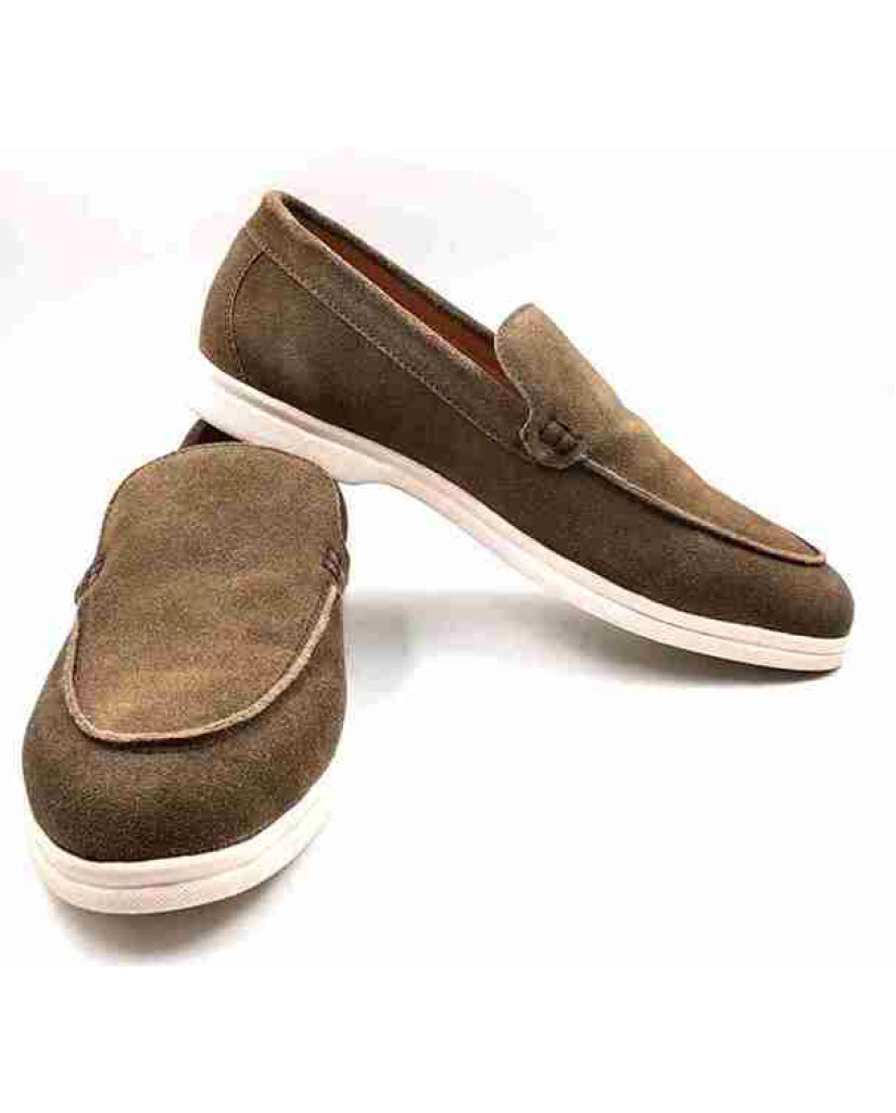 SA-07: Balujas Olive Casual Loafers