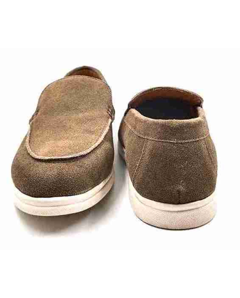 SA-07: Balujas Olive Casual Loafers