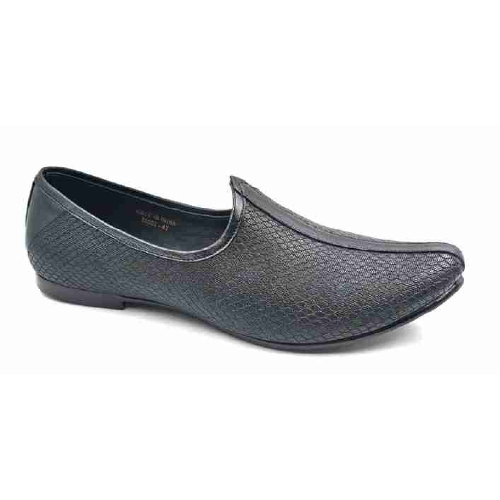 25002: Balujas Black Men's Mojari