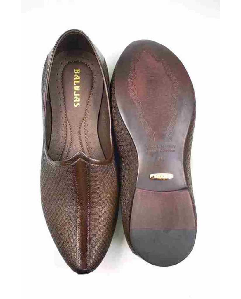 25002: Balujas Tan Men's Mojari