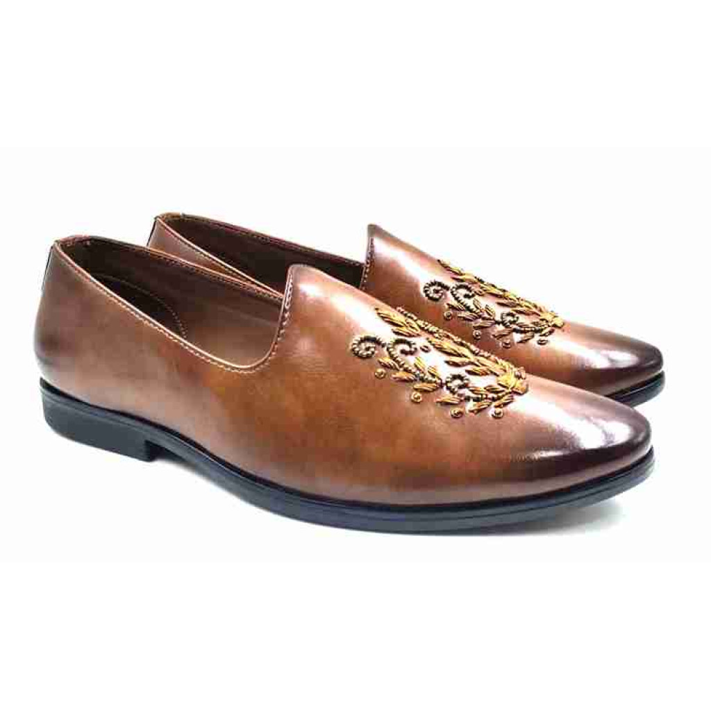 55562: Balujas Men's Tan Jutti