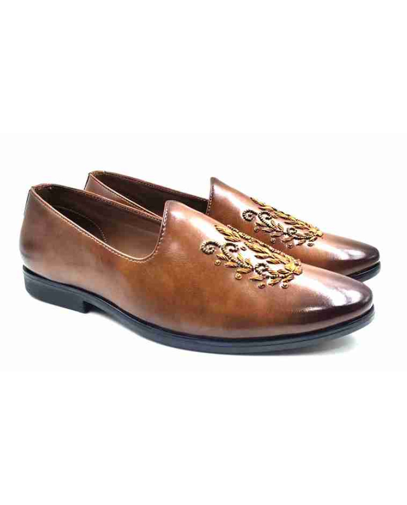 55562: Balujas Men's Tan Jutti