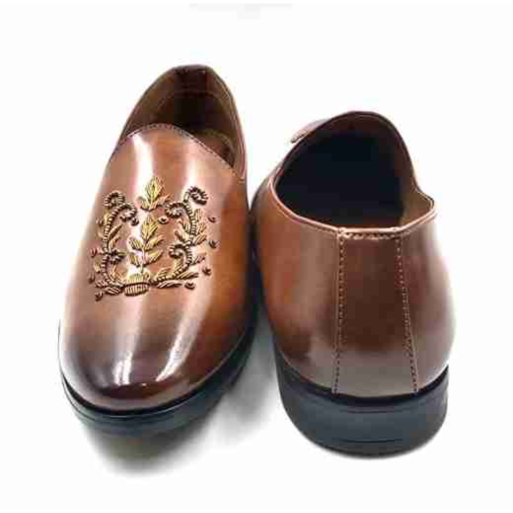 55562: Balujas Men's Tan Jutti