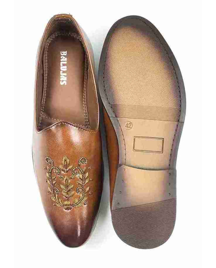 55562: Balujas Men's Tan Jutti