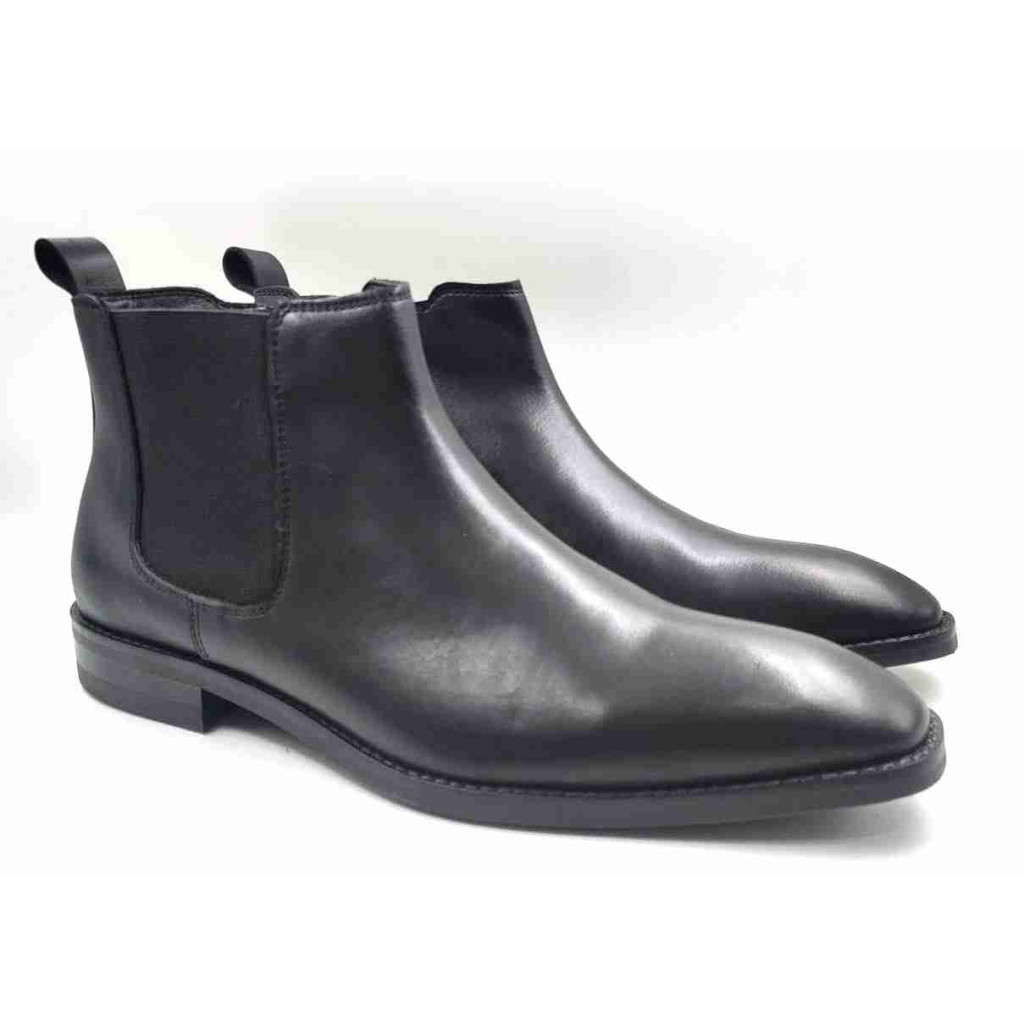 KIM-04: Balujas Black Chelsea With (Side Zip)