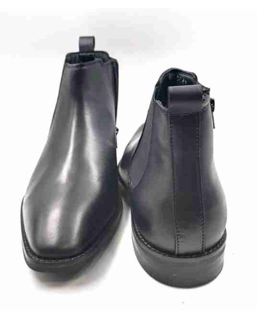 KIM-04: Balujas Black Chelsea With (Side Zip)