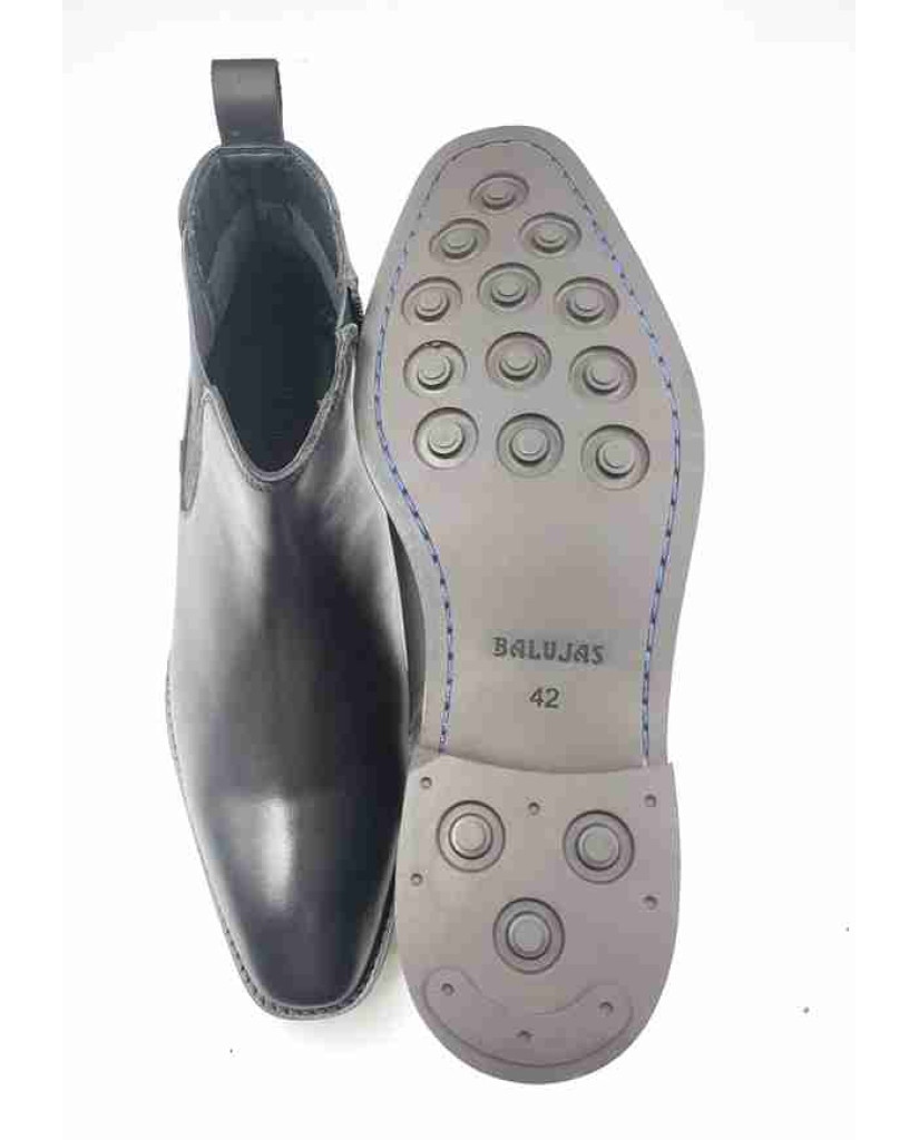 KIM-04: Balujas Black Chelsea With (Side Zip)