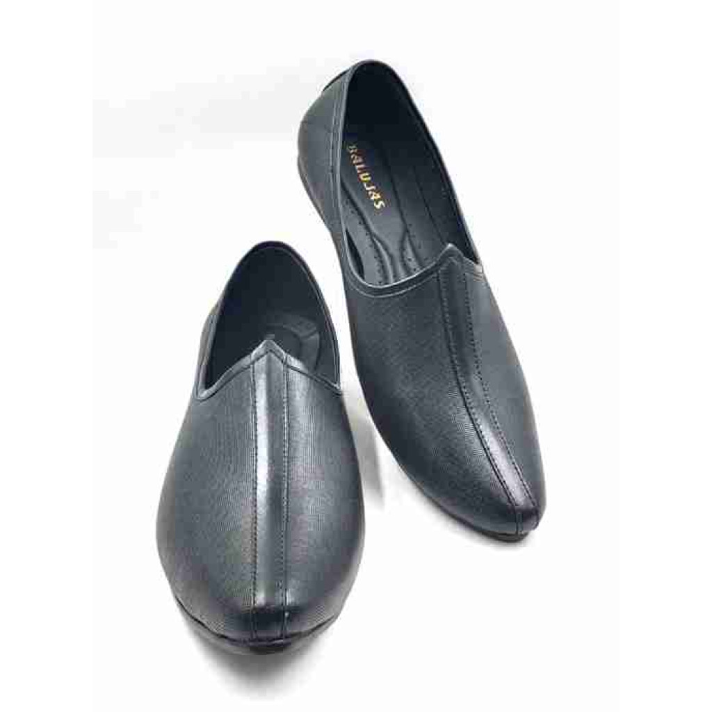 NG-11: Balujas Black Men's Mojari