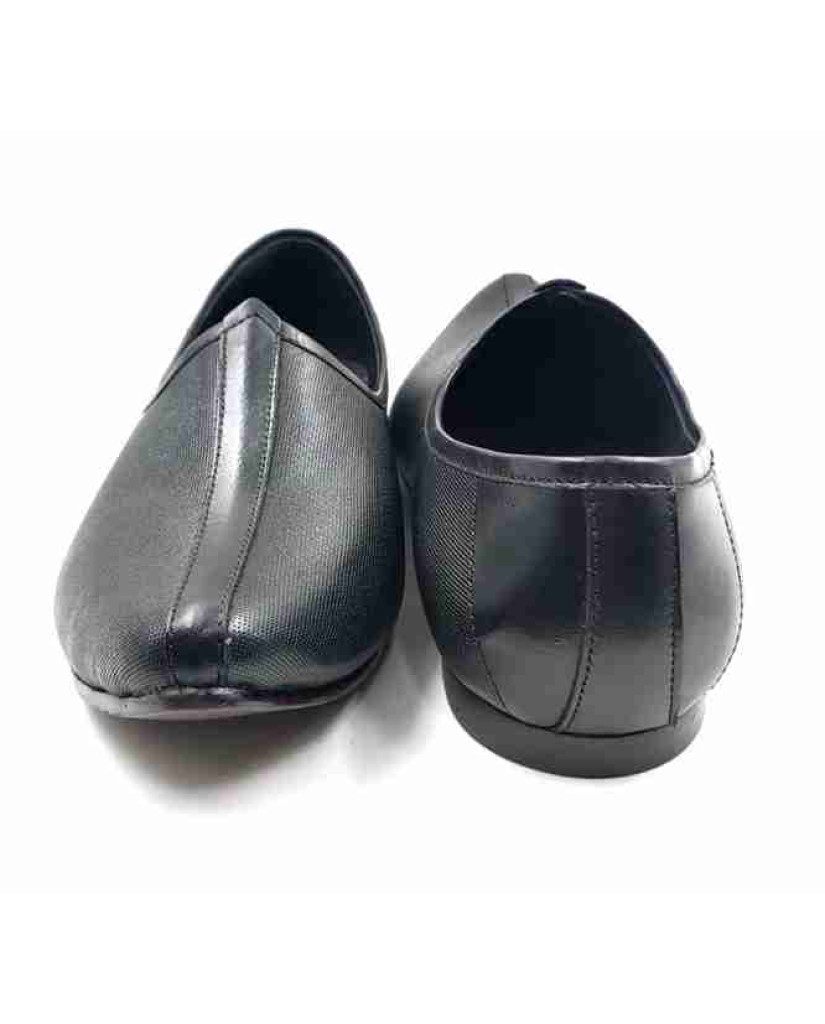 NG-11: Balujas Black Men's Mojari