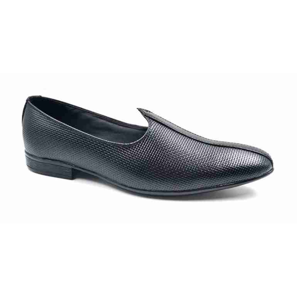 SP7666: Balujas Black Men's Mojari