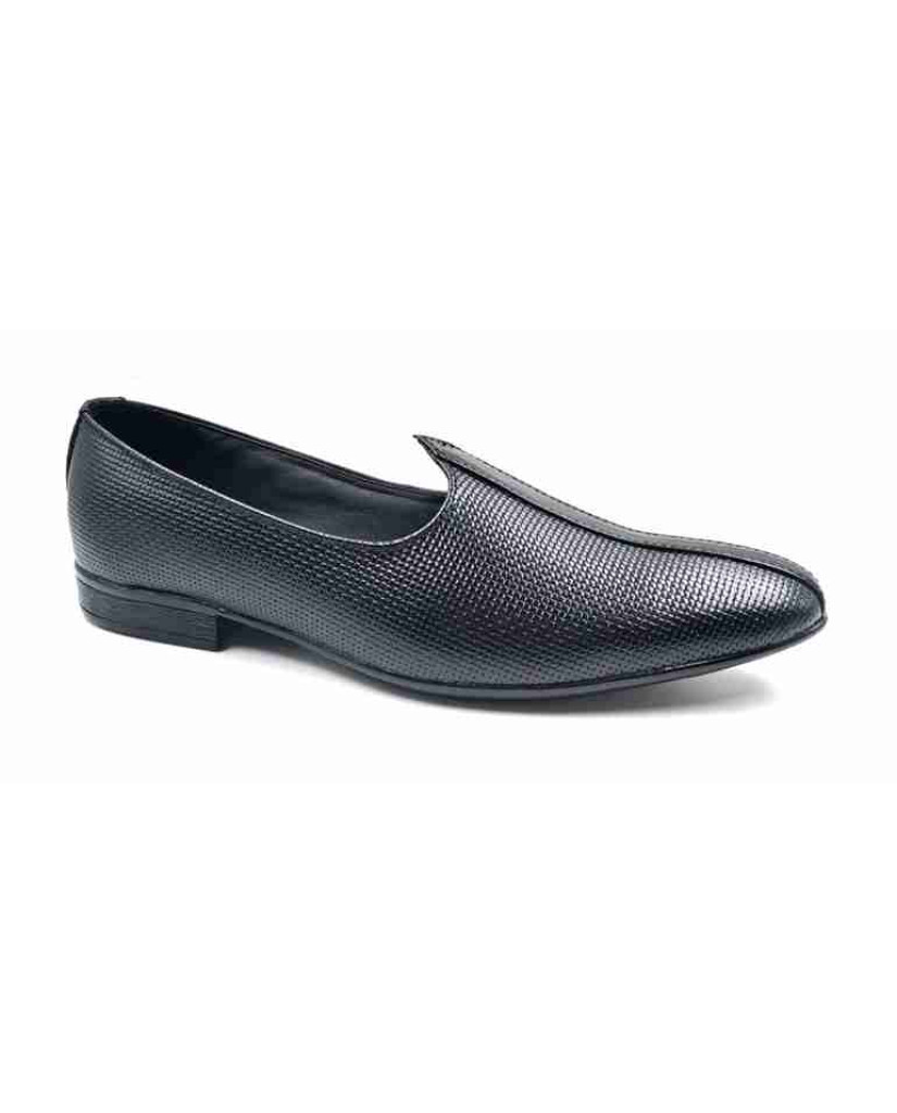 SP7666: Balujas Black Men's Mojari