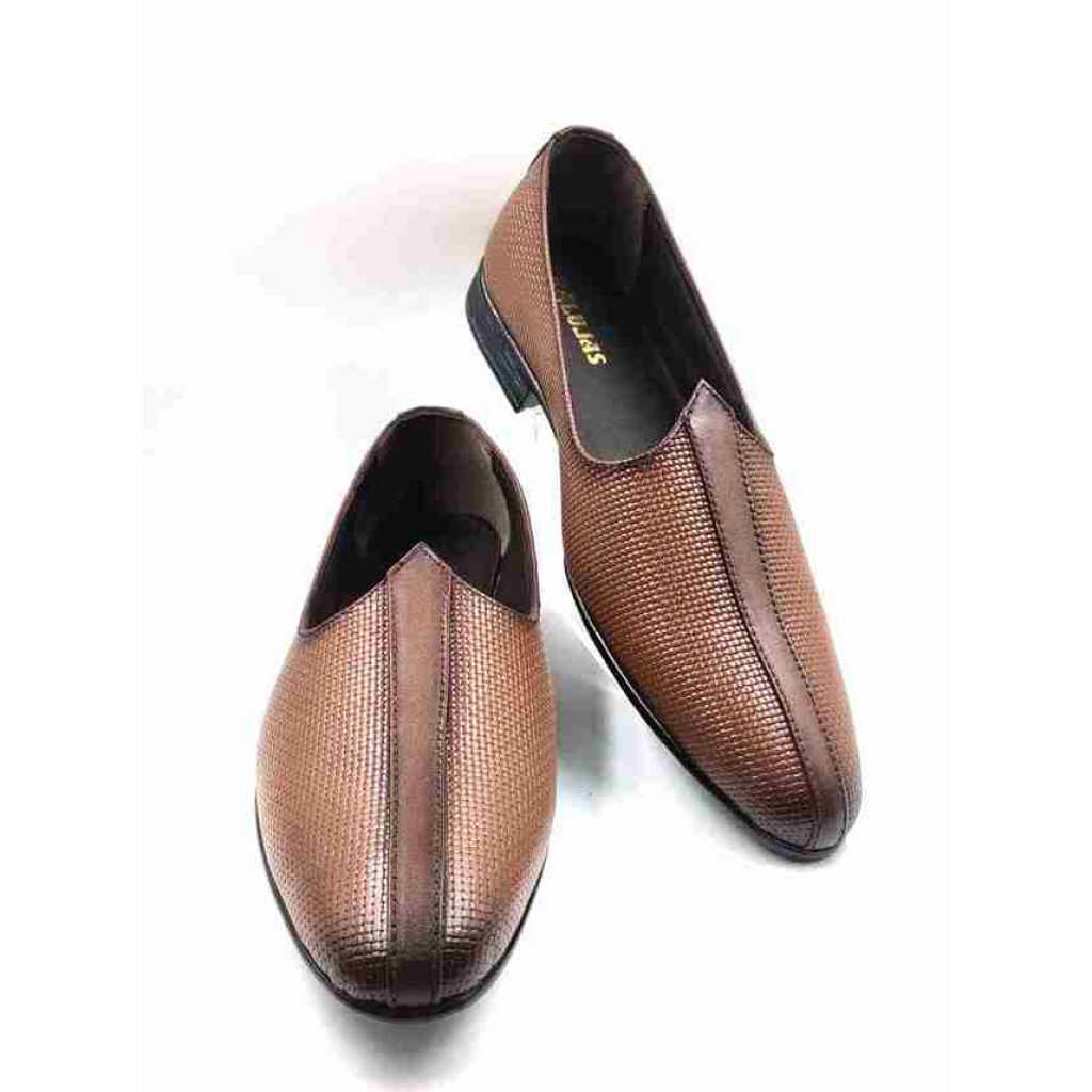 SP7666: Balujas Tan Men's Mojari