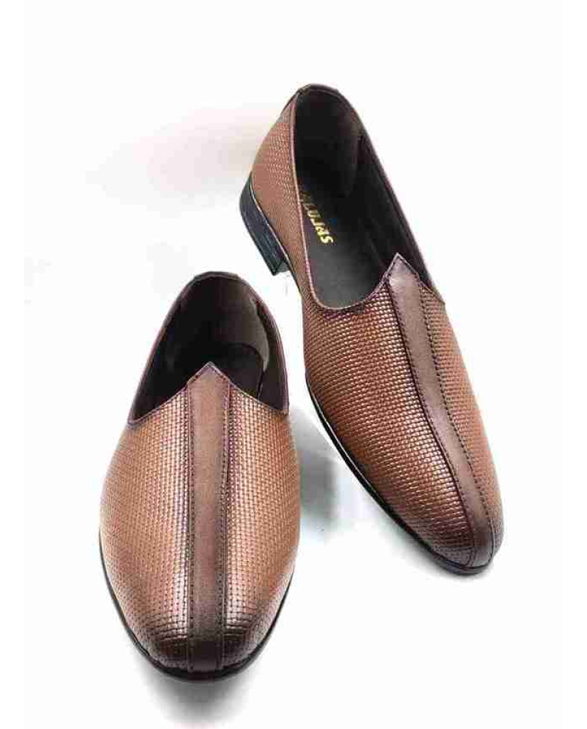 SP7666: Balujas Tan Men's Mojari