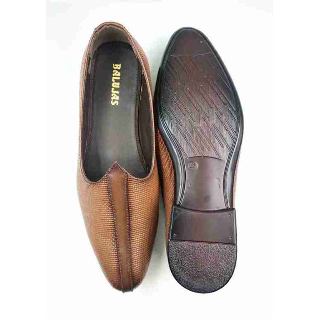 SP7666: Balujas Tan Men's Mojari
