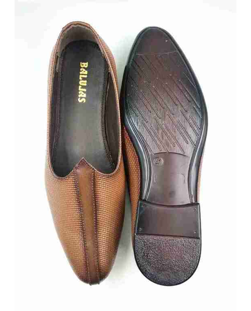 SP7666: Balujas Tan Men's Mojari
