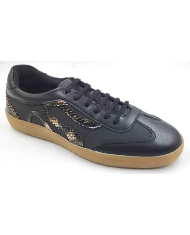 EG-110 Balujas Black Casual Shoes