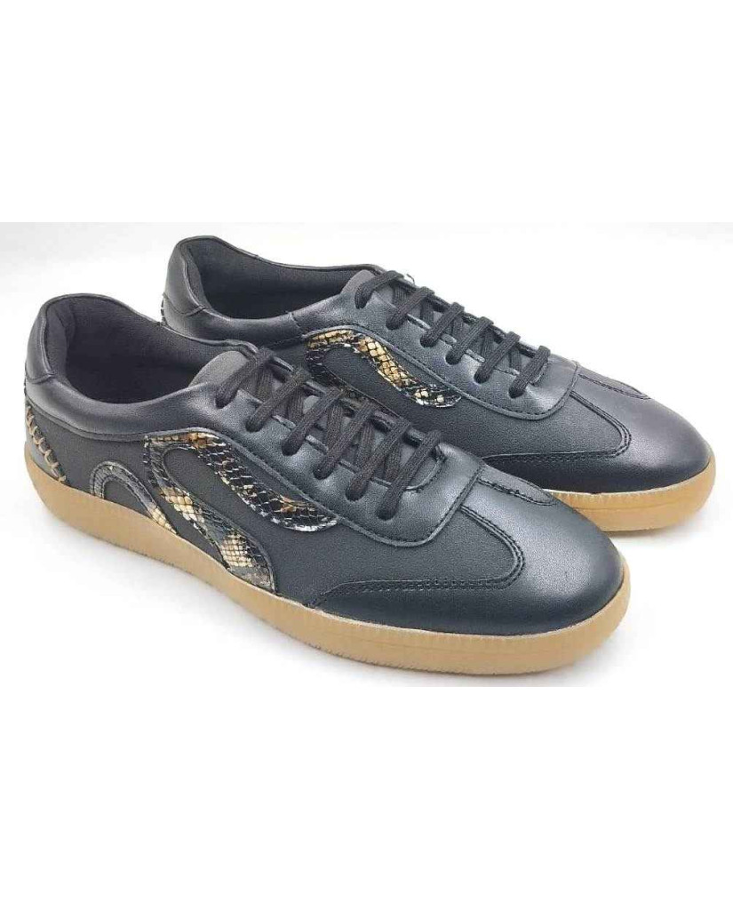 EG-110 Balujas Black Casual Shoes