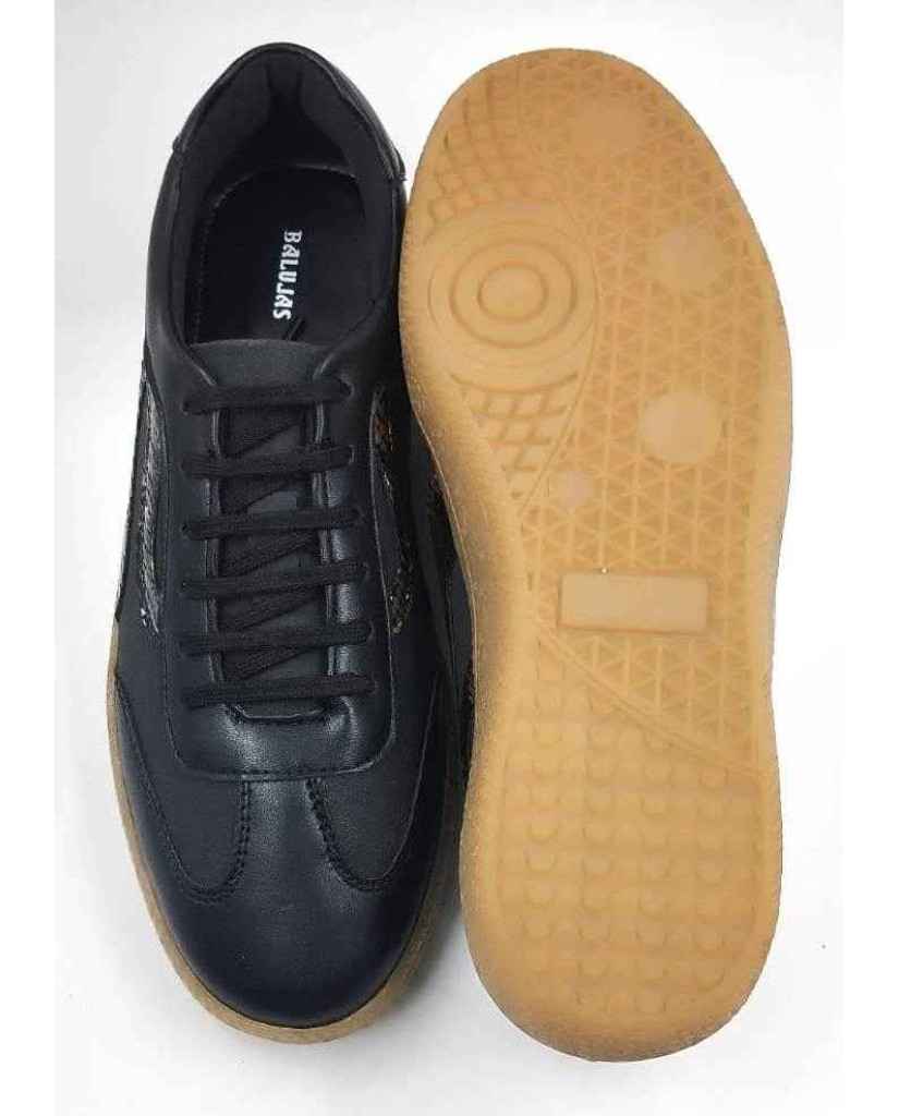 EG-110 Balujas Black Casual Shoes
