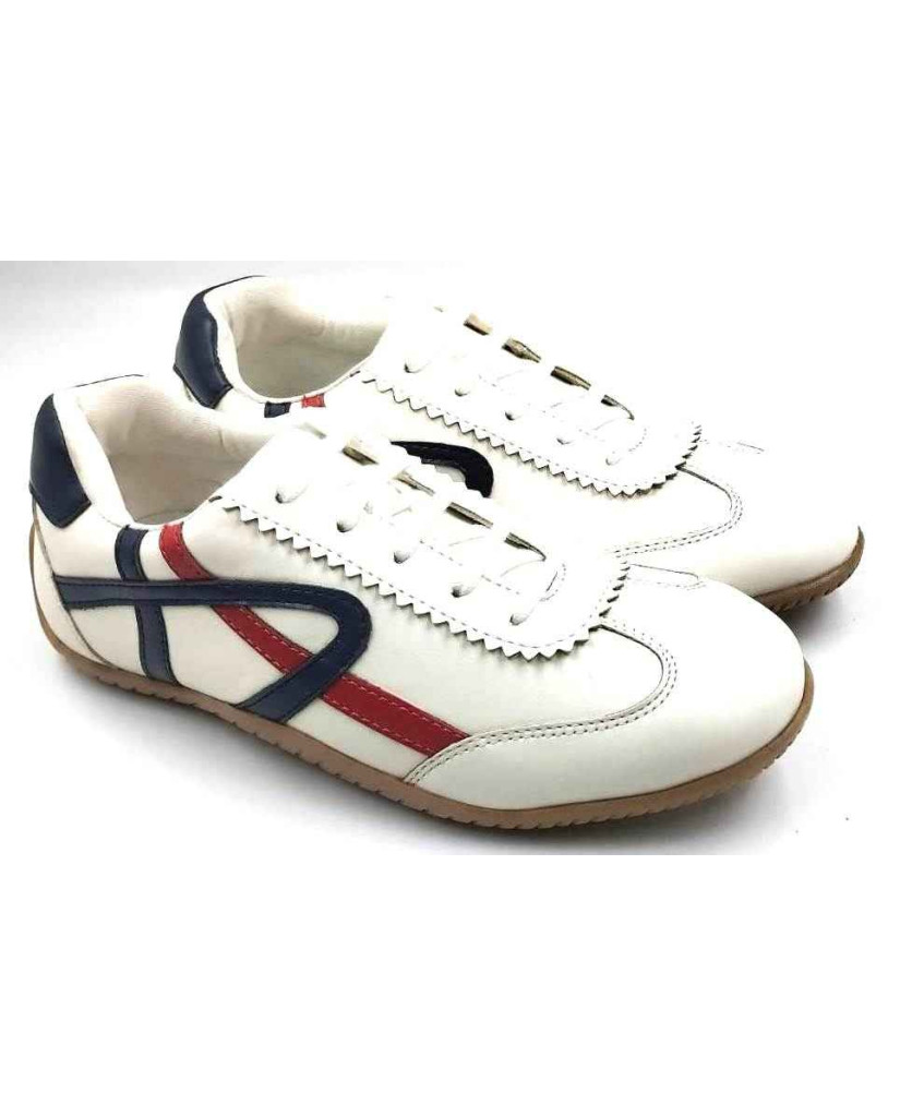 Macho-01 Balujas White-Blue Casual Shoes
