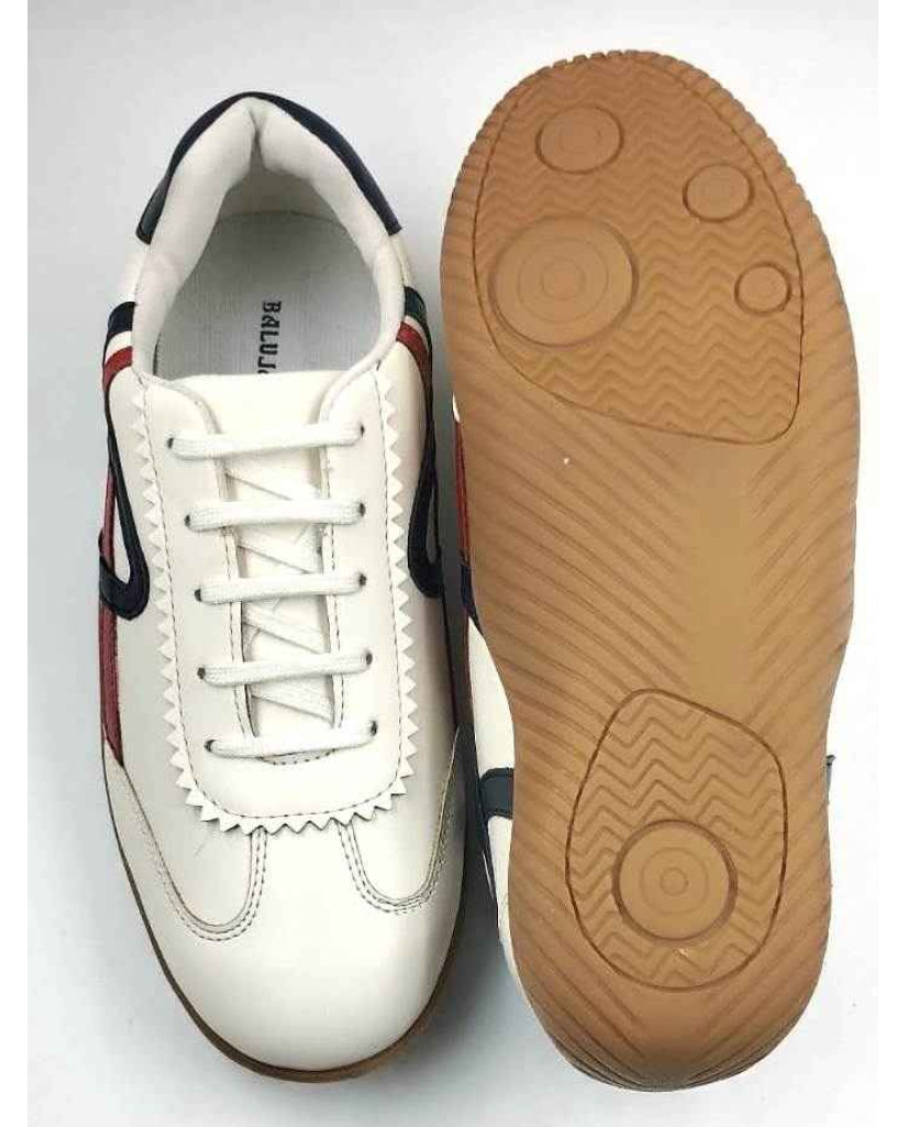 Macho-01 Balujas White-Blue Casual Shoes