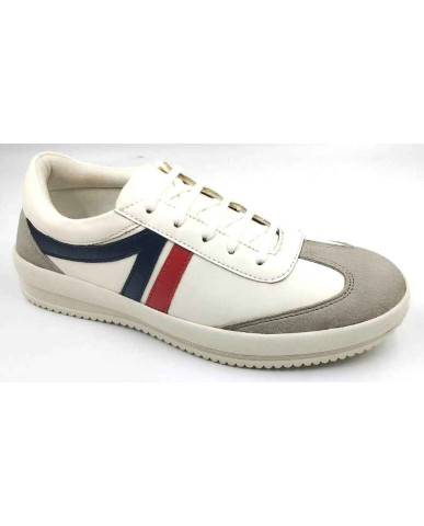 Pasos-02 Balujas White Casual Shoes
