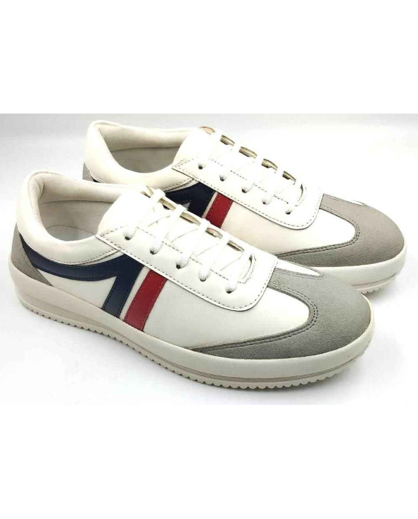 Pasos-02 Balujas White Casual Shoes