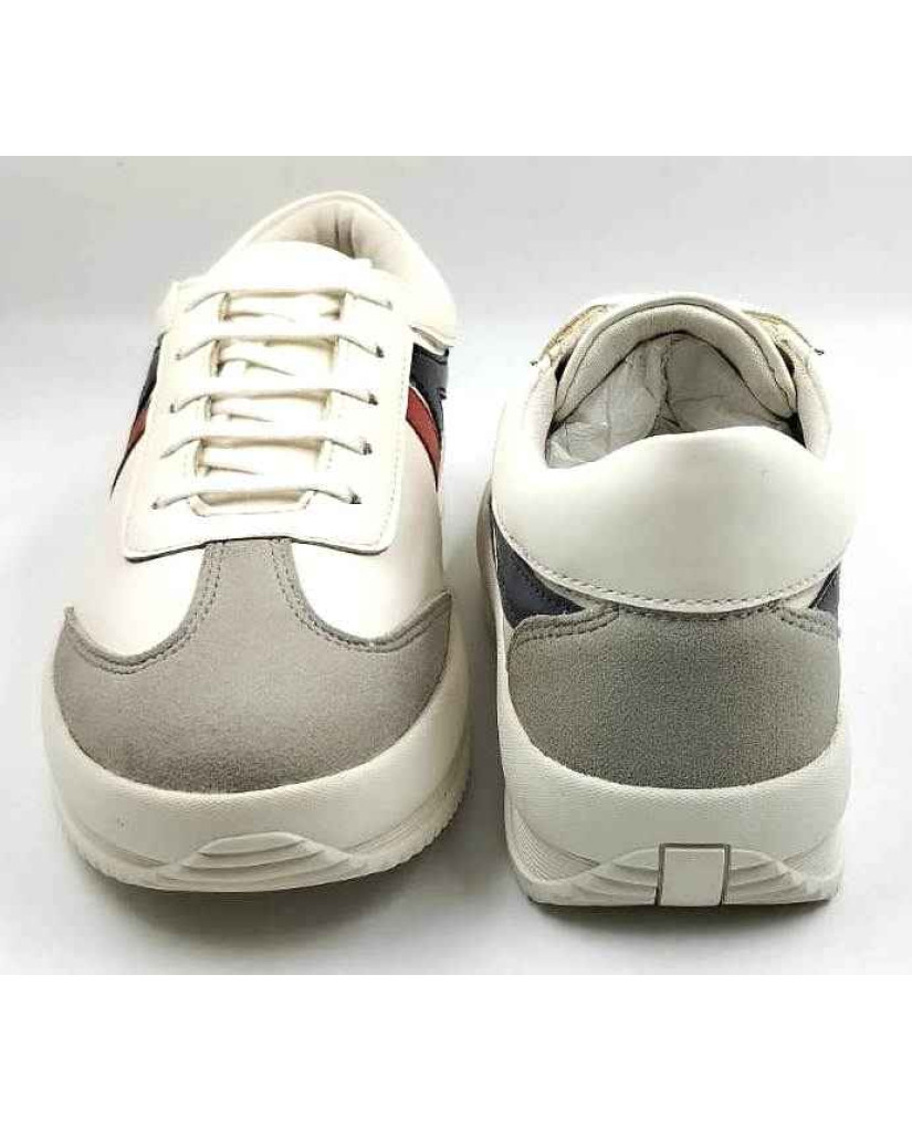Pasos-02 Balujas White Casual Shoes