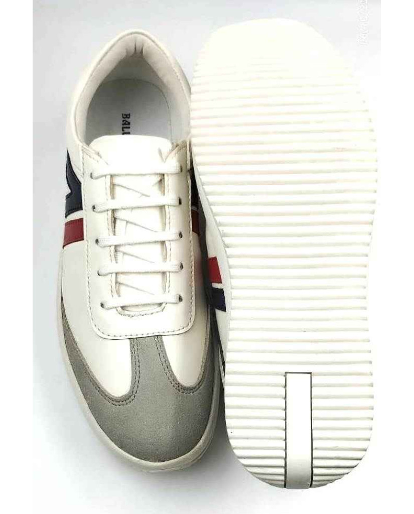 Pasos-02 Balujas White Casual Shoes